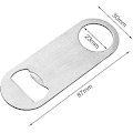 Miniatyrbillede 2 af 5: 12 stk. Heavy Duty Bar Blade Flaskeåbnere Rustfrit