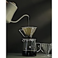 Miniatyrbillede 2 af 5: Kaffedripper Kaffeekande V60 Harpiks Tragt Dryp Kaffe Bærbar Maker Filter Kop Træholder Bryg