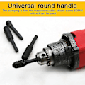 Miniatyrbillede 3 af 5: Rotary Burr Sæt 1/4\" 6mm Fil Rasp Bor Bits Sort Rotary Wolframkarbid Burr