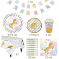 Miniatyrbild 2 av 5: 65-dels Unicorn Partytillbehör Servispapper Koppar