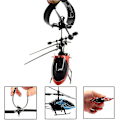Miniatyrbild 2 av 5: RC-helikopter Mini RC-drönare med gyro, kraschbeständig RC-leksak för pojkar, barnpresent Yellow