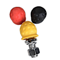 Miniatyrbillede 3 af 5: Universal 50mm Trailerkrog Bolddæksel Krog Trækbold Beskyttelseshætte Autodele 4stk
