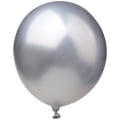 Miniatyrbillede 3 af 5: 60 stk. Pink Ballonbue Hvid Sølv Latex Transparent