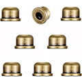Miniatyrbilde 1 av 5: 8 stk. Solide Metall Lampeknapper Tappet 1/4-27 For Lmell Lampekuleholder Harp