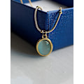 Miniatyrbillede 2 af 5: Htooo Kvinders Halskæde, charme 18k Forgyldt Rustfrit Stål Slangekæde Smykker Bling Drop Vedhæng Choker Halskæder Til Piger
