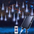 Miniatyrbillede 2 af 5: Solcelled Meteorskur-Regnlys 80cm Fjernbetjening