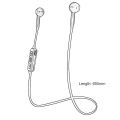 Pikkukuva 4 / 5: BT66 Bluetooth-kuulokkeet Urheilu Langattomat Stereo Kuulokkeet