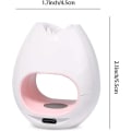 Miniatyrbillede 2 af 3: UV LED Neglelampe Mini Hvid USB Gel Neglelampe 16W Bærbar Roseformet Negletørrer