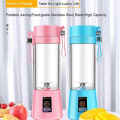 Miniatyrbild 2 av 5: 400ml Bärbar USB Elektrisk Fruktjuice Mixer Smoothie Maker Blender Skakare Flaska (Blå Sjö) Lake Blue