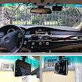Miniatyrbillede 1 af 5: X1 Auto Bil 2.31 Tommer Dobbelt Linse Bil DVR Kamera Optager Dash Cam.