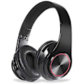 Miniatyrbillede 1 af 2: Bluetooth 5.0 Gaming Hovedtelefoner Over-Ear Støjreducerende LED