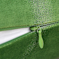 Miniatyrbillede 2 af 3: Sæt af 2 Cozy Velvet Firkantede Dekorative Pudebetræk til Sofa og Seng, Grøn, 18 x 18 Tommer
