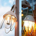 Miniatyrbild 1 av 5: 2023 Retrolampa Bärbar Campinglykta Uppladdningsbar Ljus