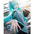 Miniatyrbild 3 av 5: Hatsune Kostymset Kvinnor Fint Upp Kläder Rollspel Dräkt Maskerad Uniform 2XL