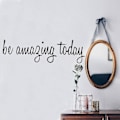 Pikkukuva 3 / 5: Seinätarra Be Amazing Today - Positiivinen Vinyyli-Seinäteksti