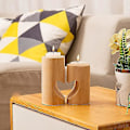 Miniatyrbilde 4 av 4: Trelys Tealight-holdere 2 stk Hjerteformet Lysholder