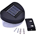 Miniatyrbilde 4 av 4: 4 stk. Solcelled Dekklys Utendørs Vanntette Solcelle Gjerdelys Led Solcelle Trappelys