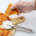 Miniatyrbilde 2 av 5: Profesjonell pizzakutterhjul i rustfritt stål. Oppvaskmaskinsikker. Også for sukkerverk, bakverk, hjemmelaget pasta, urter, lett å rengjøre (1 stk)