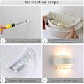 Miniatyrbillede 3 af 4: Væglamper Led Væglamper Indendørs Væglamper Minimalistisk Design Metal Lys Soveværelse Trappe Stue Kontor Veranda Indendørs Væglamper Varmt W