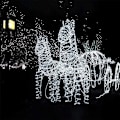 Miniatyrbild 1 av 5: Julsträngljus 2 st 12m 100led Färgväxlande