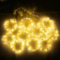 Miniatyrbilde 5 av 5: LED Gardinlysstreng 3x3m Bryllupsdekorasjon 300 LED