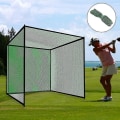 Miniatyrbillede 1 af 5: 1 stk. 3*3m Golf Net Golf Slagtræning Net Golf Slagtræning Net Til Træning Indendørs Udendørs