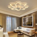Miniatyrbilde 2 av 5: 53cm Taklampe LED Stue Soverom Blomst Lampe
