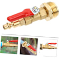 Miniatyrbilde 2 av 8: Tappeadapter Vinterklargjøring Messing Adapter Kobling Ytre Gjenge Vannslangekobling