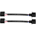 Miniatyrbilde 2 av 5: H4 til H13 Adapter, Universal H4 Hunn til H13 Hann Adapter Frontlyskonverteringskabelsett (svart) (2 stk)