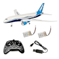 Miniatyrbilde 1 av 5: DIY EPP Fjernstyrt Fly RC Drone 787 Fastving Fly Kit Leke Dual Battery