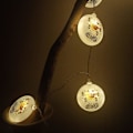 Pikkukuva 5 / 5: Ramadan-koristeet Eid Mubarak LED-valoketju 20 LED-lampua Kuu Tähti