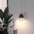 Pikkukuva 4 / 5: 10 cm riippuvalaisin, lyhtydesign, kupari messinki