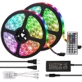 Miniatyrbild 2 av 5: 10m LED-remsa med dimmer, RGB, 600 LED, 5050 SMD
