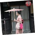 Miniatyrbillede 4 af 8: Japansk Dekorationsparaply Retro Paraply Print Design Papirparaply Klassisk Papirparaply Papir Træ