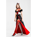 Miniatyrbillede 2 af 5: Hjerter Dame Kostume Uniform Kostume L
