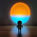 Miniatyrbilde 3 av 3: LED-lysstripe Mini Astronaut Solnedgang Lys Solen går aldri ned Projeksjonslys Atmosfærisk Lys