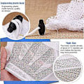 Miniatyrbilde 3 av 4: Mesh Vaskerompose 3-pakke Stor Vaskemaskin Hvit Pose
