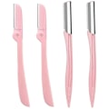 Miniatyrbillede 1 af 4: 4 stk. Øjenbryn Razor Shaper Foldbar Fuzz Kind Hair Remover