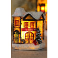 Miniatyrbilde 1 av 5: Julepynt Lysende Harpiks Lite Hus (c-stil)