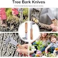 Miniatyrbillede 4 af 5: Ukrudtsfjerner Have Bark Scraper Haveværktøjer Andre Manuel Haveværktøjer Sølv-2stk