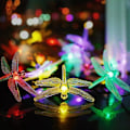 Pikkukuva 4 / 4: Ulkoilma Solar String Light 6.5m Sääskien 30leds Lämmin Valkoinen