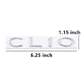 Miniatyrbild 5 av 5: 3D Metall Emblem Badge Dekaler Baklucka Clio Märkning Passar För Renault Modifierad Kaross Klistra Med Clio Metall Bakre Etiketter -bp Silver