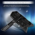 Miniatyrbilde 1 av 5: Vertikal Stativ Kjølefan Lader for Playstation 4