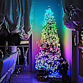 Miniatyrbild 2 av 4: Julgransdekoration Anpassade LED-ljusslingor Appkontroll