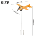 Miniatyrbilde 5 av 5: Piper J3 Cub Flyvemaskin Vindfløy Dekorasjon Piper Cub Kunst Blad Vindmølle Entusiast Fly Værhane