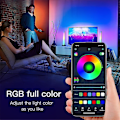 Miniatyrbillede 5 af 5: Rgbic Smart LED Lysbjælke App Bluetooth Skrivebordsatmosfære