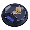 Miniatyrbillede 2 af 5: Mni 0,1g X 500g Digital Vægt Unik Askebæger Design Vægt Sort