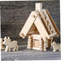 Miniatyrbillede 5 af 8: 50 stk. Hårdttræ Træpinde Ubehandlede En Cirkler Præcisionsfremstillede Dyvelstænger Alsidige Håndværksdyvler