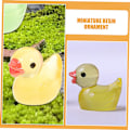 Miniatyrbillede 4 af 7: 100 stk. Lysende Miniature Ande Dekorationer i Resin