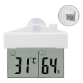Miniatyrbild 2 av 5: Avtagbar Fäste, Min/Max Temperatur, Automatisk Återställning, Digital Fönstertermometer